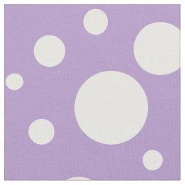 紫のスポッツ生地 ファブリック
