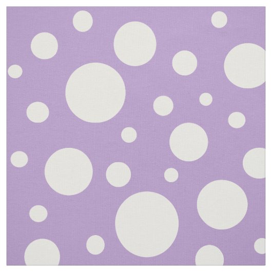 紫のスポッツ生地 ファブリック (見本)