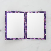 紫のソウルカ空白のード サンキューカード (内部)