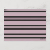 紫のダマスクパーティーフラグバンティングバナーポストカード ポストカード (裏面)