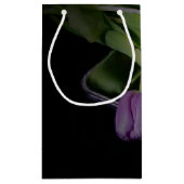 紫のチューリップとワイン スモールペーパーバッグ (裏面)