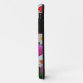 紫のチューリップと白い水仙の庭 Case-Mate iPhoneケース (裏面/左)
