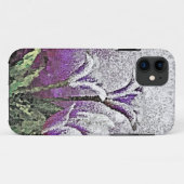 紫のチューリップ絵画-'s Art Case-Mate iPhoneケース (裏面(横))