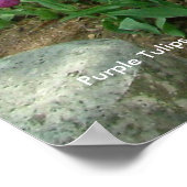 紫のチューリップ(3033)ポスター ポスター (角)