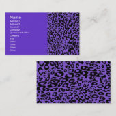 紫のチータ 名刺 (正面/裏面)