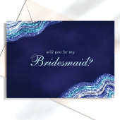 紫のティール(緑がかった色)アゲイト私の花嫁になる 招待状