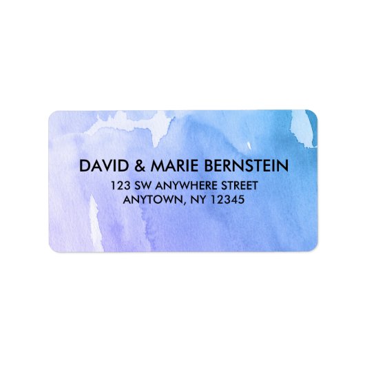 紫のティール（緑がかった色）水色 ラベル (正面)