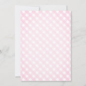 紫のテーマバタフライ洗礼の招待 サンキューカード (裏面)