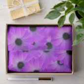 紫のデイジーの花フローラかわいい夏 薄葉紙 (ギフト)