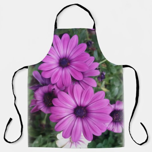 紫のデイジー エプロン (正面)