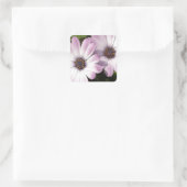 紫のデイジー スクエアシール (バッグ)