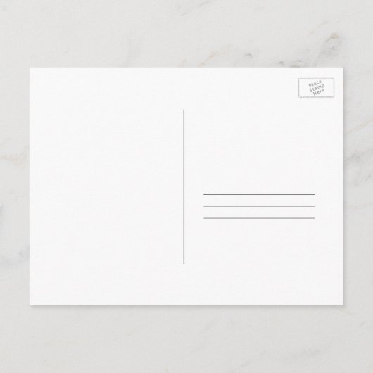 紫のデザイン日付のポストカードを保存 案内ポストカード (裏面)