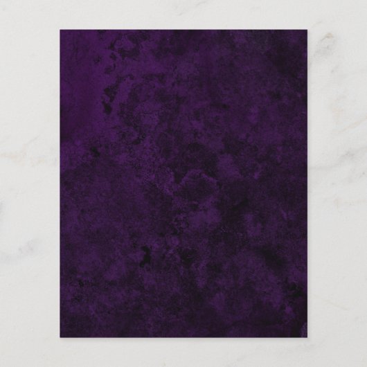 紫のデザイン チラシ (裏面)