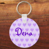 紫のデナ キーホルダー (正面)
