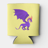 紫のドラゴン 缶クーラー (正面)