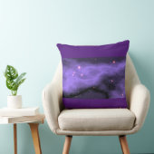 紫のナイト装飾用クッション。両面 クッション (椅子)