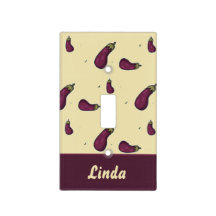 紫のナスの黄色