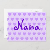 紫のナナ ポストカード (正面/裏面)