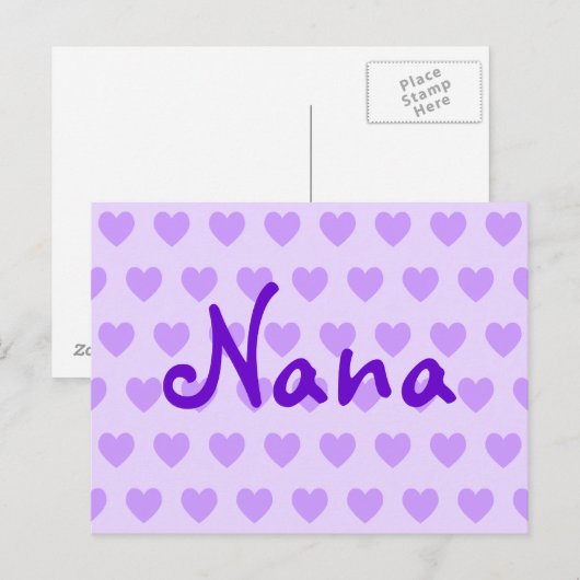 紫のナナ ポストカード (正面/裏面)