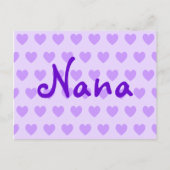 紫のナナ ポストカード (正面)