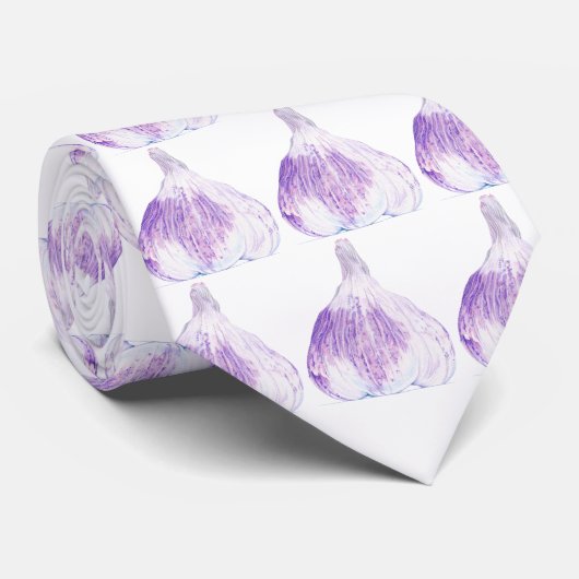 紫のニンニクネクタイ ネクタイ (ロール)