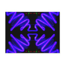 紫のネオンアローズ8 – アーバンシティアート