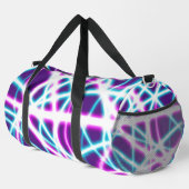 紫のネオンレーザー ダッフルバッグ (右コーナー)