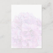 紫のハイドランジアの結婚式の出欠確認カード 出欠カード (裏面)