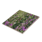 紫のハチドリ タイル (側面)