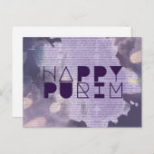 紫のハッピープリムとエスター物語 ポストカード (正面/裏面)