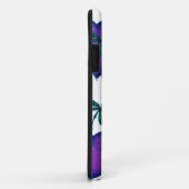 紫のハートとトンボ Case-Mate iPhoneケース (裏面/右)