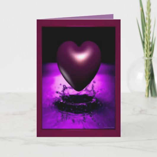 紫のハートカード シーズンカード (正面)