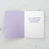 紫のハートハッピーガレンティーヌの日 シーズンカード (内部)