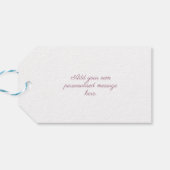 紫のハートバニング赤感謝していちゃんシャワー/ ギフトタグ (裏面横)