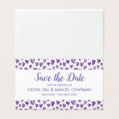 紫のハート水色 (外部フラット)