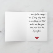 紫のハート シーズンカード (内部)