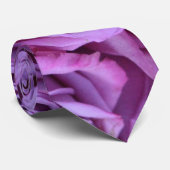 紫のバラのネックタイ ネクタイ (ロール)