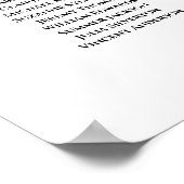 紫のバラエレガント9表の結婚座席表 ポスター (角)