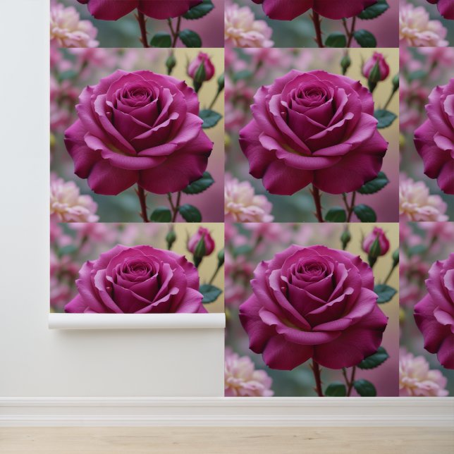 紫のバラフローラの皮とスティック 壁紙 (アプリケーション)