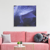 紫のバラ花 キャンバスプリント (インサイチュ (リビング))