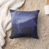 紫のバラ花 クッション (ブランケット)