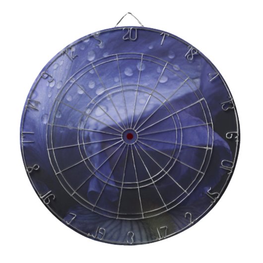 紫のバラ花 ダーツボード (正面)