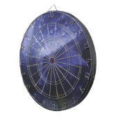 紫のバラ花 ダーツボード (正面右)