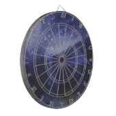 紫のバラ花 ダーツボード (正面左)