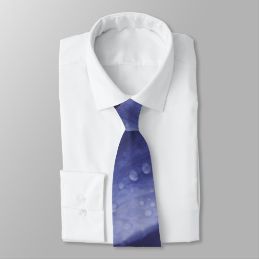 紫のバラ花 ネクタイ (タイ)