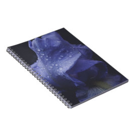 紫のバラ花 ノートブック