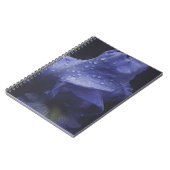 紫のバラ花 ノートブック (左側)