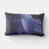 紫のバラ花 ランバークッション (裏面)