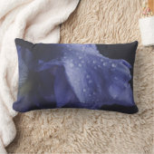 紫のバラ花 ランバークッション (ブランケット)