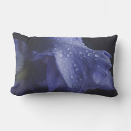 紫のバラ花 ランバークッション